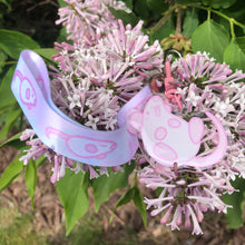 Load image into Gallery viewer, Pink Rat Acrylic Keychain + Mini Lanyard