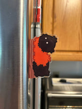 Load image into Gallery viewer, Woolly Bear Acrylic Side Magnet