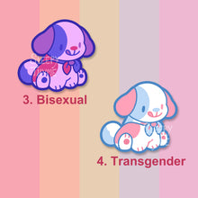 Load image into Gallery viewer, Pride Puppies - 3" Vinyl Stickers