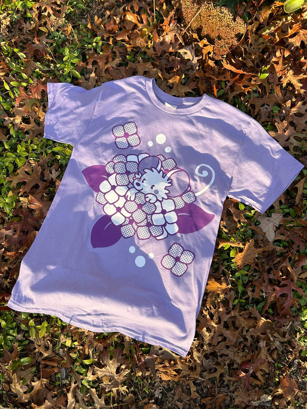 Hydrangea Mouse T-Shirt