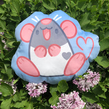 Load image into Gallery viewer, Gray Rat Plush Pillow
