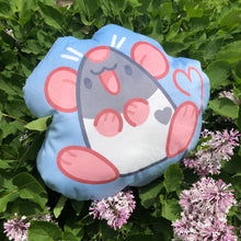 Load image into Gallery viewer, Gray Rat Plush Pillow
