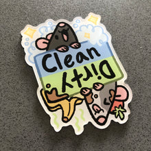 Load image into Gallery viewer, Clean/Dirty Rat Dishwasher Magnet
