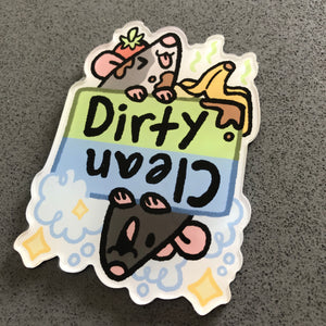 Clean/Dirty Rat Dishwasher Magnet