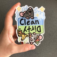 Load image into Gallery viewer, Clean/Dirty Rat Dishwasher Magnet
