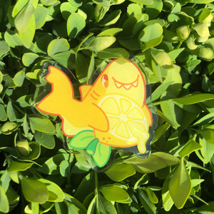 Lemon Shark Acrylic Pin