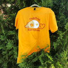 Load image into Gallery viewer, OLD DESIGN! SALE! Gold Positive Rattitude T-Shirt
