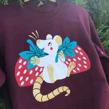 Load image into Gallery viewer, Strawberry Rat Sweatshirt
