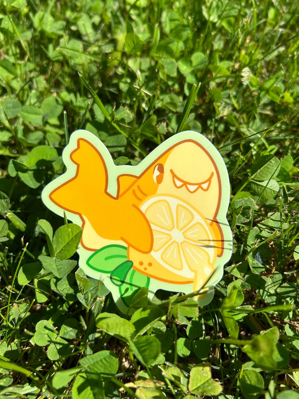 Lemon Shark Vinyl Sticker