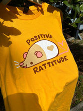 Load image into Gallery viewer, Gold Positive Rattitude T-Shirt
