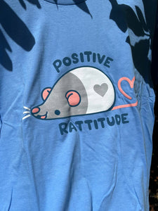 Blue Positive Rattitude T-Shirt