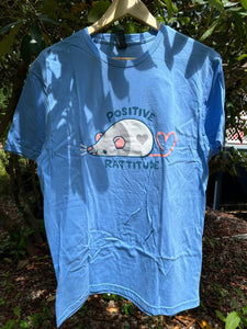 Blue Positive Rattitude T-Shirt