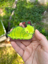 Load image into Gallery viewer, Japanese Emperor Caterpillar Acrylic Side Magnet

