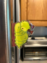 Load image into Gallery viewer, Japanese Emperor Caterpillar Acrylic Side Magnet
