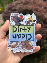 Load image into Gallery viewer, Clean/Dirty Skunk Dishwasher Magnet
