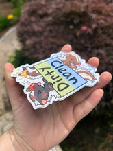 Load image into Gallery viewer, Clean/Dirty Skunk Dishwasher Magnet
