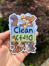 Load image into Gallery viewer, Clean/Dirty Coyote Dishwasher Magnet
